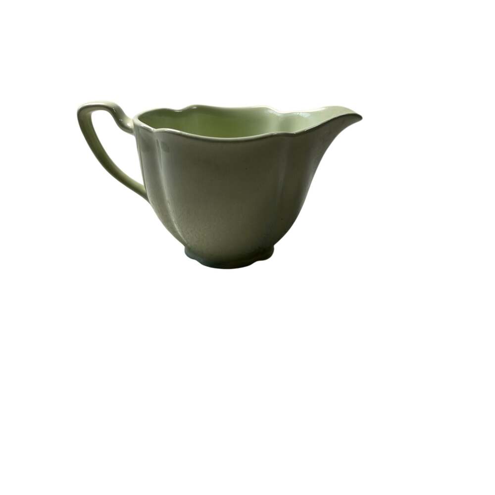 Johnson Brothers Greendawn England Pale Green Creamer Small Pitcher Vintage